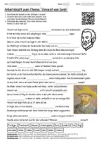 Vorschau - Arbeitsblätter - Lernposter + Arbeitsblatt "Vincent van Gogh" + Onlineübung & MP3 + Mindmap + Infografik - Seite 1