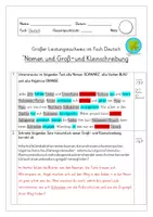 Vorschau - Test - Nomen und Groß-und Kleinschreibung PROBE/Leistungsnachweis (inklusive Lösung) - Seite 3