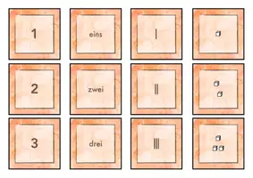 Vorschau - Stationenlernen - ZR20 Zuordnung Dienes, Zahl, Zahlendarstellung - Seite 1