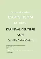 Vorschau - Stundenentwürfe - Escape Room - Karneval der Tiere - Deckblatt
