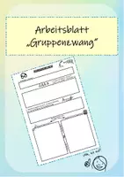 Vorschau - Arbeitsblätter - Gruppenzwang - "Die Welle" - Deckblatt