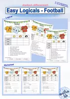 Vorschau - Arbeitsblätter - Football - Easy Logicals Lese-/Schreibübungen in Englisch - Deckblatt