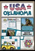 Vista previa - Hojas de trabajo - USA - Oklahoma (Fact Sheets, Worksheets and Games) - Portada