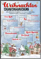 Vorschau - Arbeitsblätter - Weihnachten Textkarten mit vielen Aufgaben (10 Stück) - Deckblatt