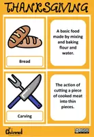 Vista previa - Juegos / Gamificación - THANKSGIVING - MATCHING CARDS (Vocabulary & Definitions) - página 2