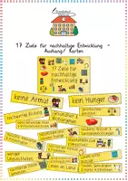 Vorschau - Präsentationen/Tafelbilder - Nachhaltigkeit / Klimaschutz: Aushang & Karten (17 Ziele) - Sachunterricht - Kl. 3/4 - Deckblatt