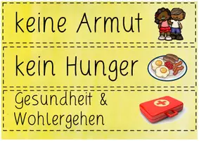 Vorschau - Präsentationen/Tafelbilder - Nachhaltigkeit / Klimaschutz: Aushang & Karten (17 Ziele) - Sachunterricht - Kl. 3/4 - Seite 3