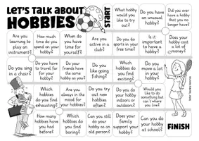 Vorschau - Stationenlernen - hobbies Englisch Spiel speaking game - Seite 2