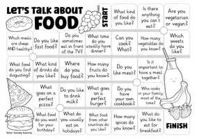 Vista previa - Juegos / Gamificación - food English boardgame speaking juego Inglés - página 2