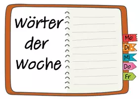 Vorschau - Arbeitsblätter - Wöchentliches Rechtschreibtraining mit Wörtern und Sätzen er Woche - Seite 1
