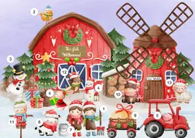 Vorschau - Arbeitsblätter - Lesespurgeschichte Weihnachten Bauernhof - Seite 1