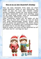 Vorschau - Arbeitsblätter - Lesespurgeschichte Weihnachten Bauernhof - Seite 3