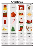 Vorschau - Arbeitsblätter - Picture Dictionary Christmas Englisch Grundschule - Seite 2