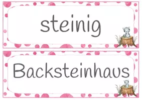 Vorschau - Präsentationen/Tafelbilder - Tafelmaterial Wortfamilien - Seite 2