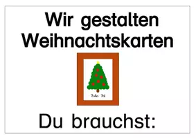 Vorschau - Mal- und Bastelvorlagen - Kunstidee Weihnachtskarten Weihnachtsbaum - Seite 2