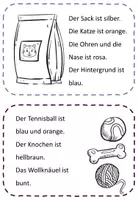 Vorschau - Arbeitsblätter - Haustiere Lesen und Malen einfach - Seite 3