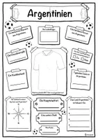 Vorschau - Unterrichtsreihen - Materialpaket WM 2022 Steckbriefe - Länderkunde - Fußballweltmeisterschaft - Seite 2
