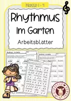 Vorschau - Unterrichtsreihen - Rhythmusbausteine - Im Garten - SPARPAKET - Seite 1