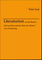Vorschau - Arbeitsblätter - Literaturtest zu "Harry Potter und der Stein der Weisen" von J.K.Rowling - Deckblatt