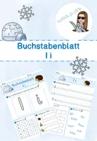 Vorschau - Arbeitsblätter - Übungen zum Buchstaben I - Buchstabenblatt - Deckblatt