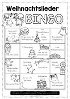 Vorschau - Spiele - Weihnachtslieder-Bingo - Seite 1