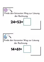 Vorschau - Aufgabenkarten - Materialpaket analoges Programmieren Addition & Subtraktion - Seite 2
