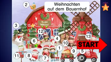 Vorschau - Text - Interaktive Lesespurgeschichte Weihnachten Bauernhof - Seite 3
