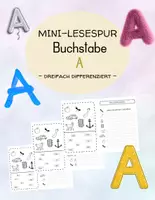 Vorschau - Arbeitsblätter - Mini-Lesespur Buchstabe A - Deckblatt