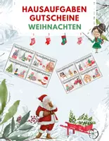 Vorschau - Mal- und Bastelvorlagen - Hausaufgabengutscheine - Weihnachten / Belohnung - Deckblatt