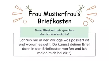 Vorschau - Anderer Materialtyp - Kummerkasten Briefkasten Vorlage - Seite 1
