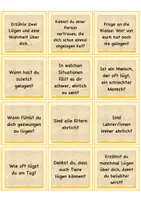 Vorschau - Unterrichtsreihen - Fragekarten/Impulskarten "Wahrheit oder Lügen" Ethik/Religion 5-10 - Seite 3