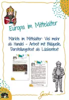Vorschau - Arbeitsblätter - UR6 Europa im Mittelalter - 27. Stunde: Märkte im Mittelalter: Viel mehr als Handel - Deckblatt