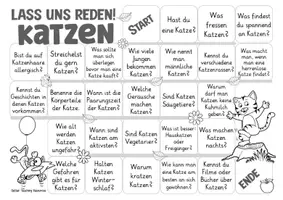Vista previa - Unidades / Secuencias / Situaciones de Aprendizaje - Katzen Spiel Deutsch - Lass uns reden! juego Alemán - página 2