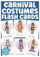 Vorschau - Bildkarten - carnival picture + word cards Englisch Bildkarten Fasching - Deckblatt