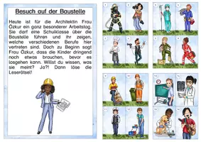 Vorschau - Arbeitsblätter - Berufe Lesespaziergang - Seite 1