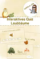 Vorschau - Präsentationen/Tafelbilder - Laubbäume - Interaktives Quiz - Deckblatt