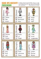 Vista previa - Juegos / Gamificación - Sag es nicht! Fasching / Karneval Spiel Deutsch, Alemán - página 2
