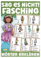 Aperçu - Jeux - Sag es nicht! Fasching / Karneval Spiel Allemand Deutsch - Page de couverture