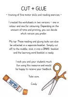 Vista previa - Hojas de trabajo - carnival cut & glue worksheets English / Anglais - página 1