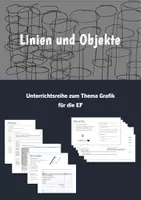 Vorschau - Unterrichtsreihen - Unterrichtsreihe Grafik - Linien und Objekte (EF) - Deckblatt