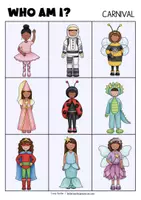 Vista previa - Hojas de trabajo - carnival - reading comprehension + describing people English - página 2