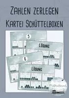 Vorschau - Fördermaterial/Inklusion - Materialpaket Zahlzerlegung - Zahlenhäußer/Schüttelboxen - Seite 1