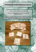 Vorschau - Stationenlernen - ZR20 Zuordnung Dienes, Zahl, Zahlendarstellung - Deckblatt