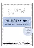 Vorschau - Arbeitsblätter - Notenwerte Spaziergang 2 - Deckblatt