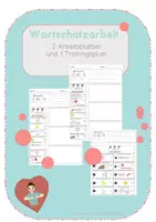 Vorschau - Arbeitsblätter - Materialpaket - Wortschatzarbeit - Merkfähigkeit fördern - Gebärdensprache - Seite 1