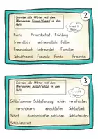Vorschau - Fördermaterial/Inklusion - Wortfamilien & Wortstamm: Kartei - Deutsch - Kl. 3/4 (Rechtschreibung) - Seite 2
