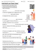 Vorschau - Arbeitsblätter - Arbeitsblatt "Waise" + Onlineübung & MP3 + - Deckblatt