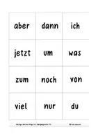 Vorschau - Stationenlernen - Häufige Wörter Bingo für Jahrgang 1/2 und Jahrgang 3/4 - Seite 3