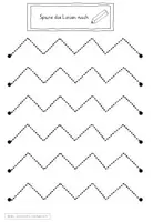 Vorschau - Arbeitsblätter - Schwungübung Graphomotorik Nachspuren - Seite 2