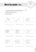 Vorschau - Arbeitsblätter - Word Scramble: Pets (4-fach differenziert) - Seite 2